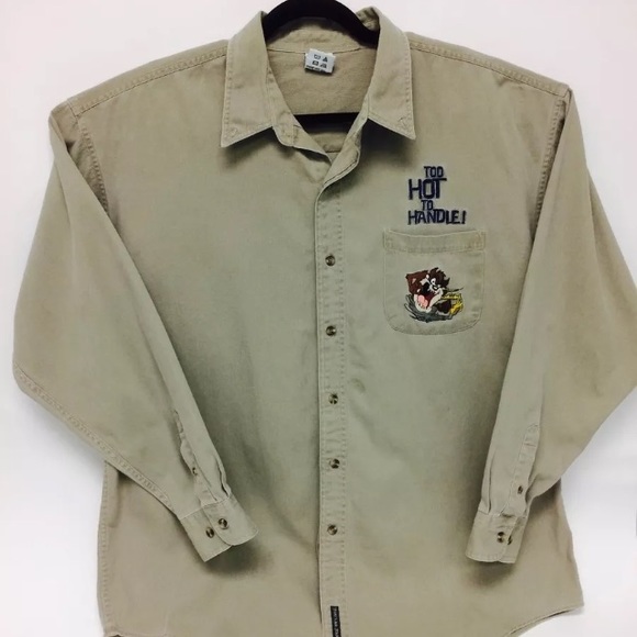 Warner Bros. Studio Store Looney Tunes Button Down - Picture 1 of 6